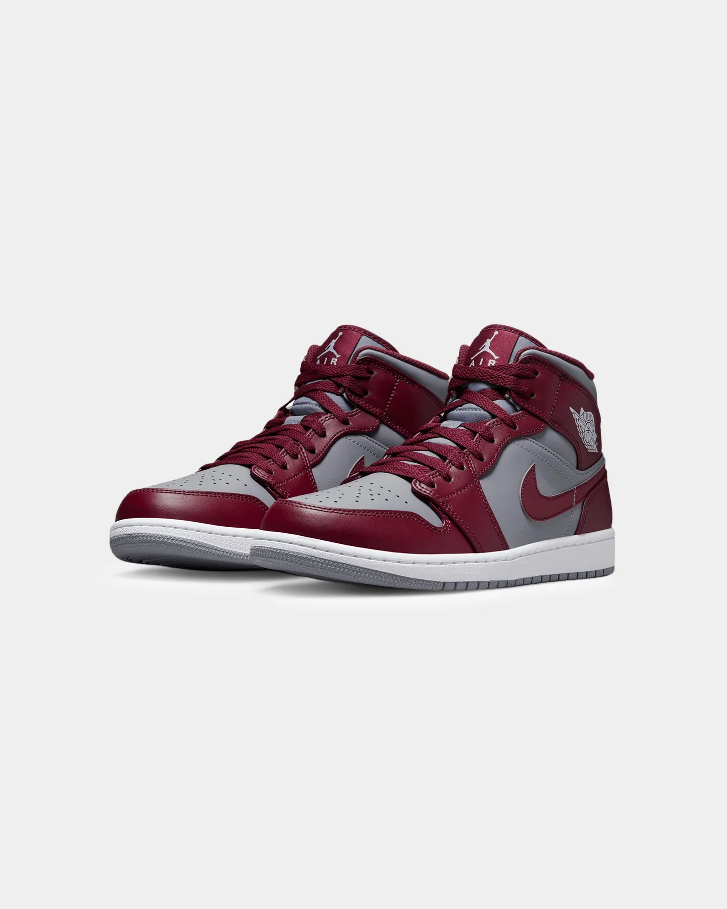 Jordan Air Jordan 1 Mid "Cherrywood Red" Cherrywood Red/White-Cement Grey