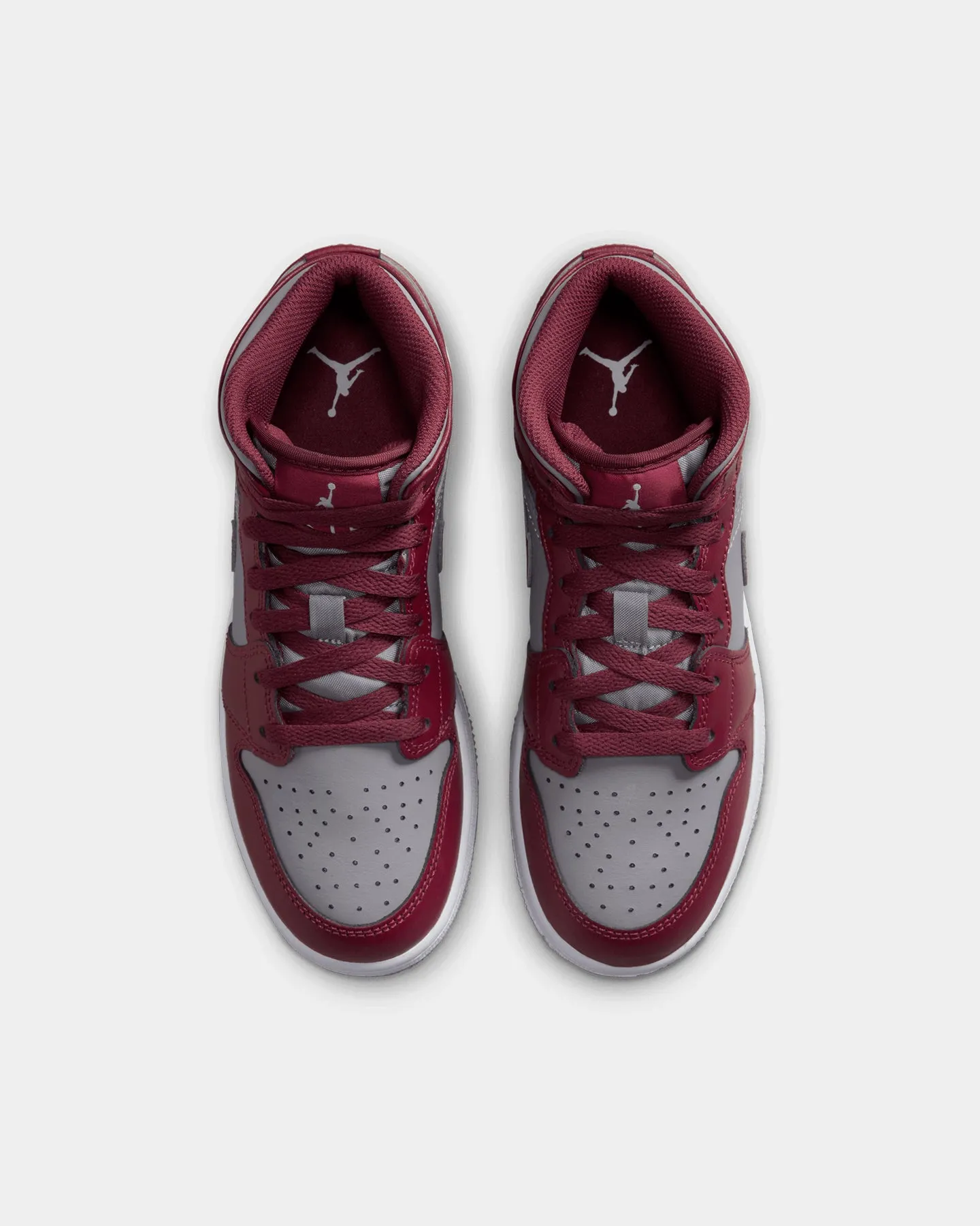 Jordan Kids' Air Jordan 1 Mid (GS) "Bordeaux" Cherrywood Red