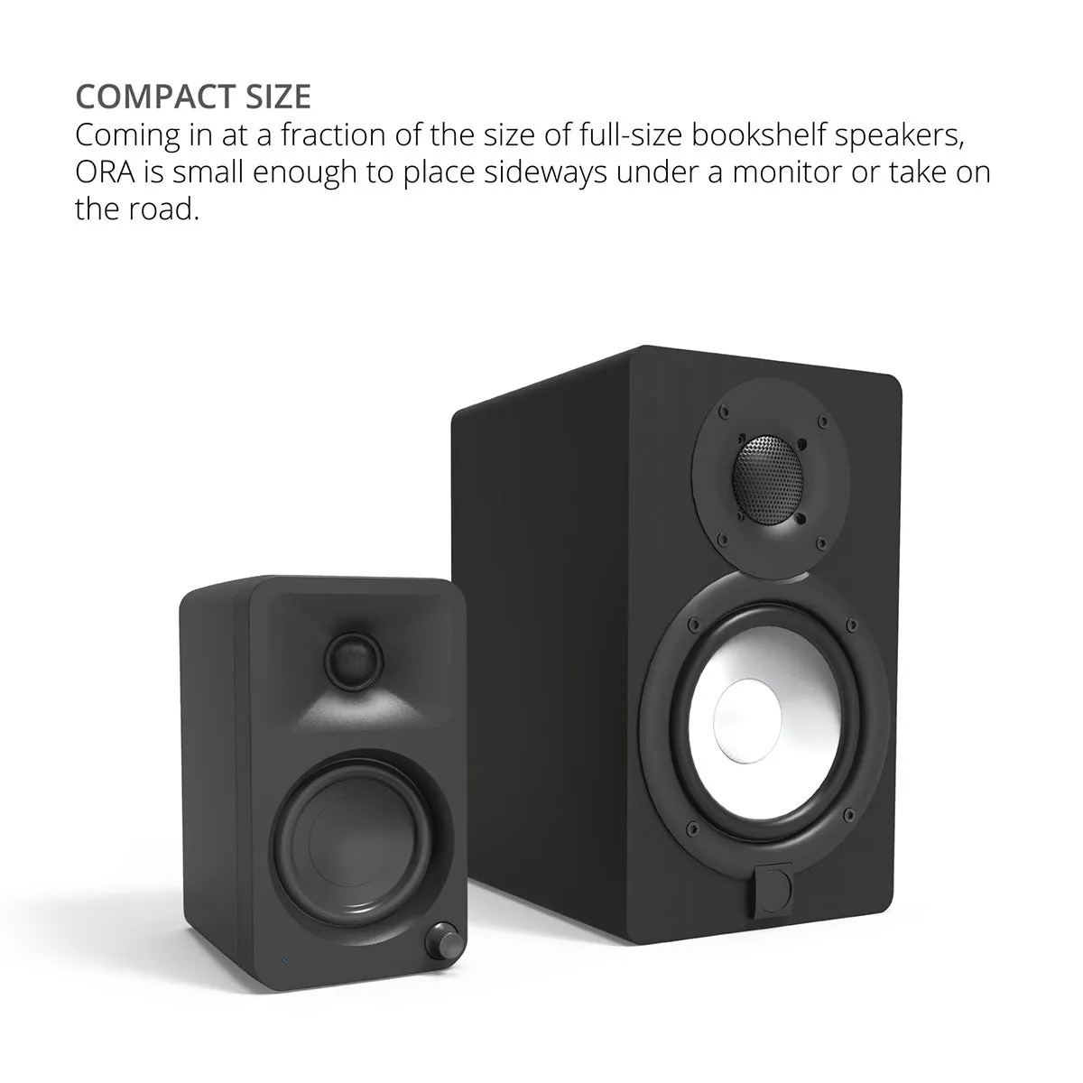 Kanto ORA Powered Reference Desktop Speakers - Pair