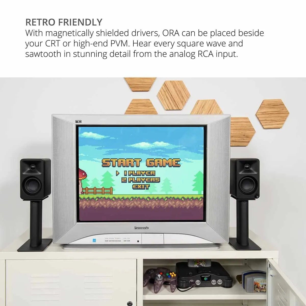 Kanto ORA Powered Reference Desktop Speakers - Pair