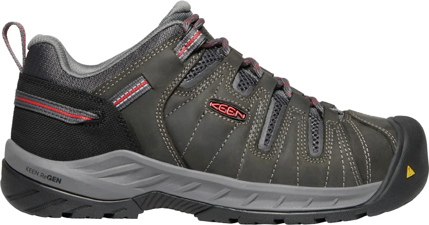 'Keen Utility' Women's Flint II EH Steel Toe - Magnet / Rose