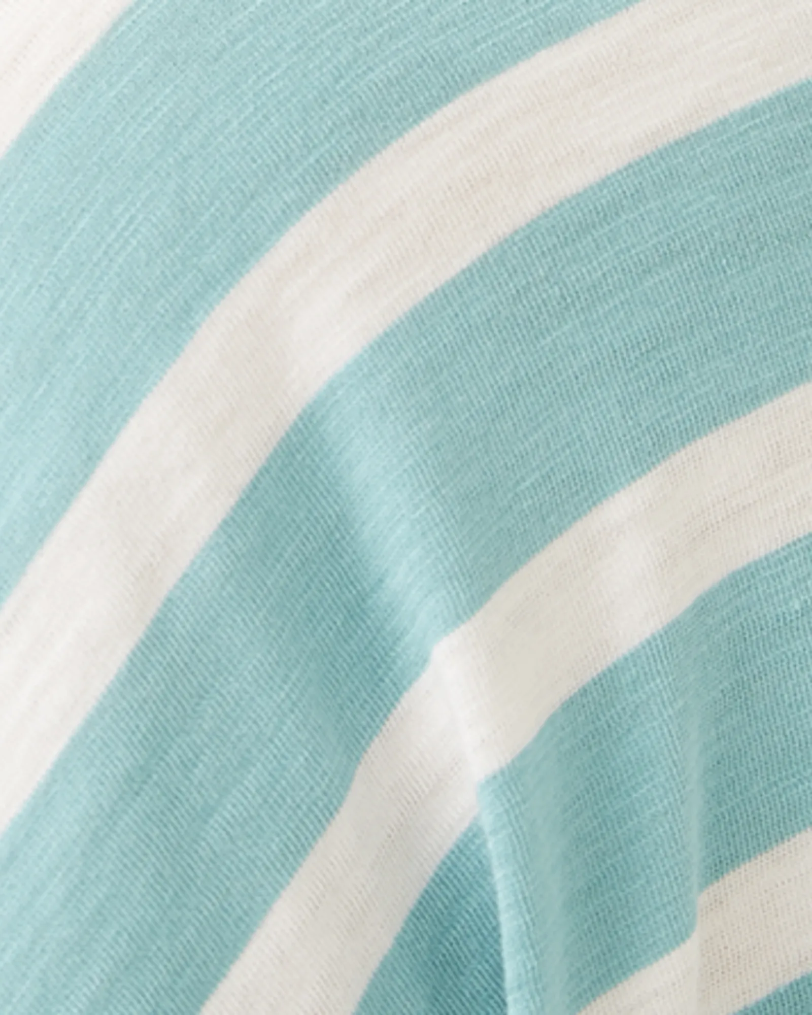 Kendra Striped Nautical Tee | Turquoise / White