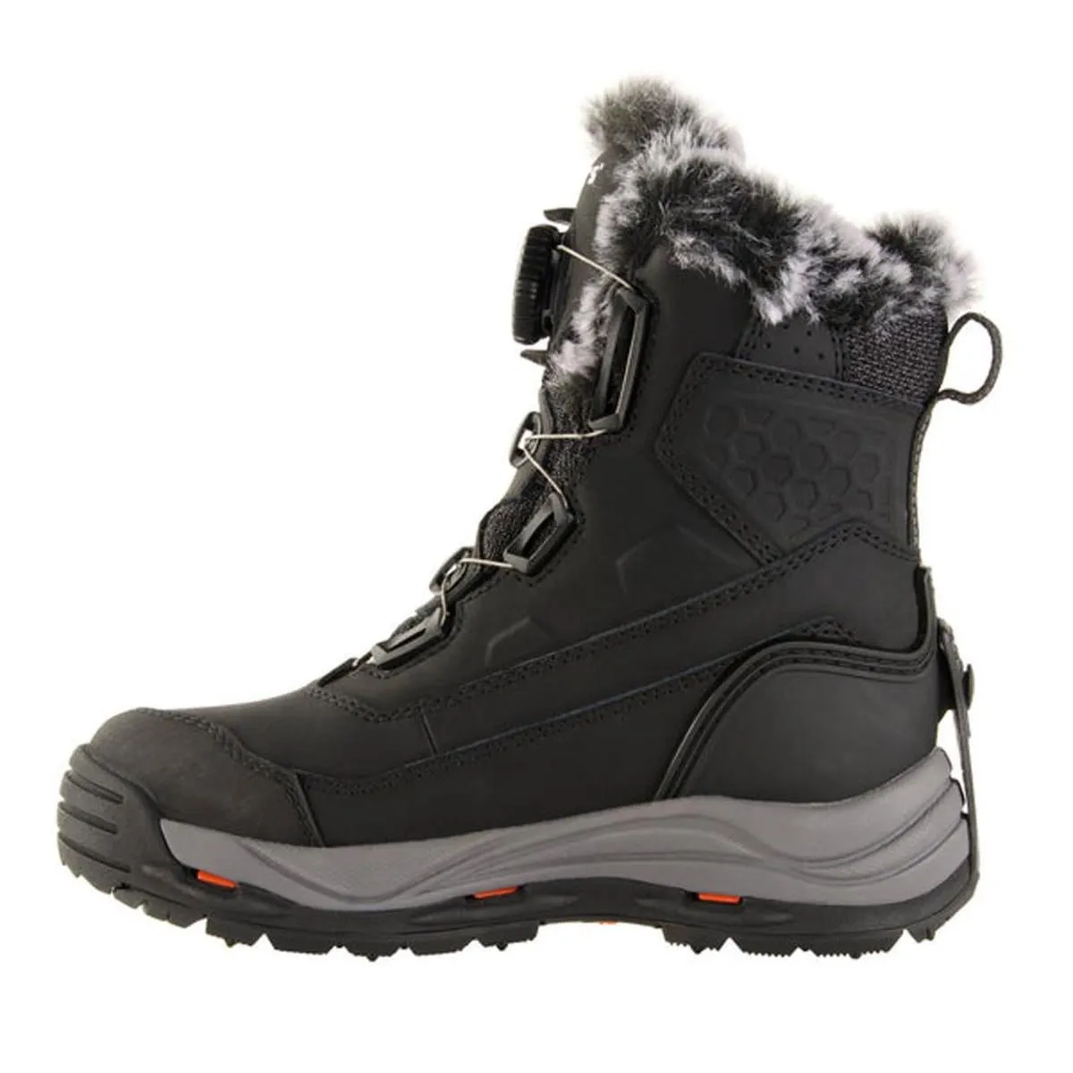 Korkers Women's Snowmageddon Boa Winter Boots with SnowTrac Sole