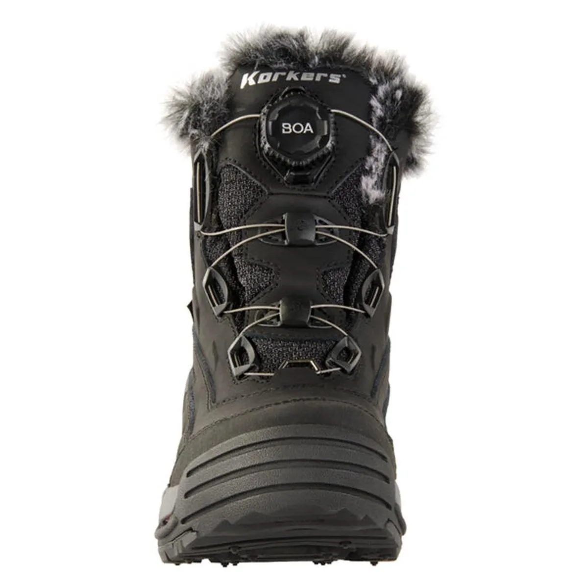 Korkers Women's Snowmageddon Boa Winter Boots with SnowTrac Sole