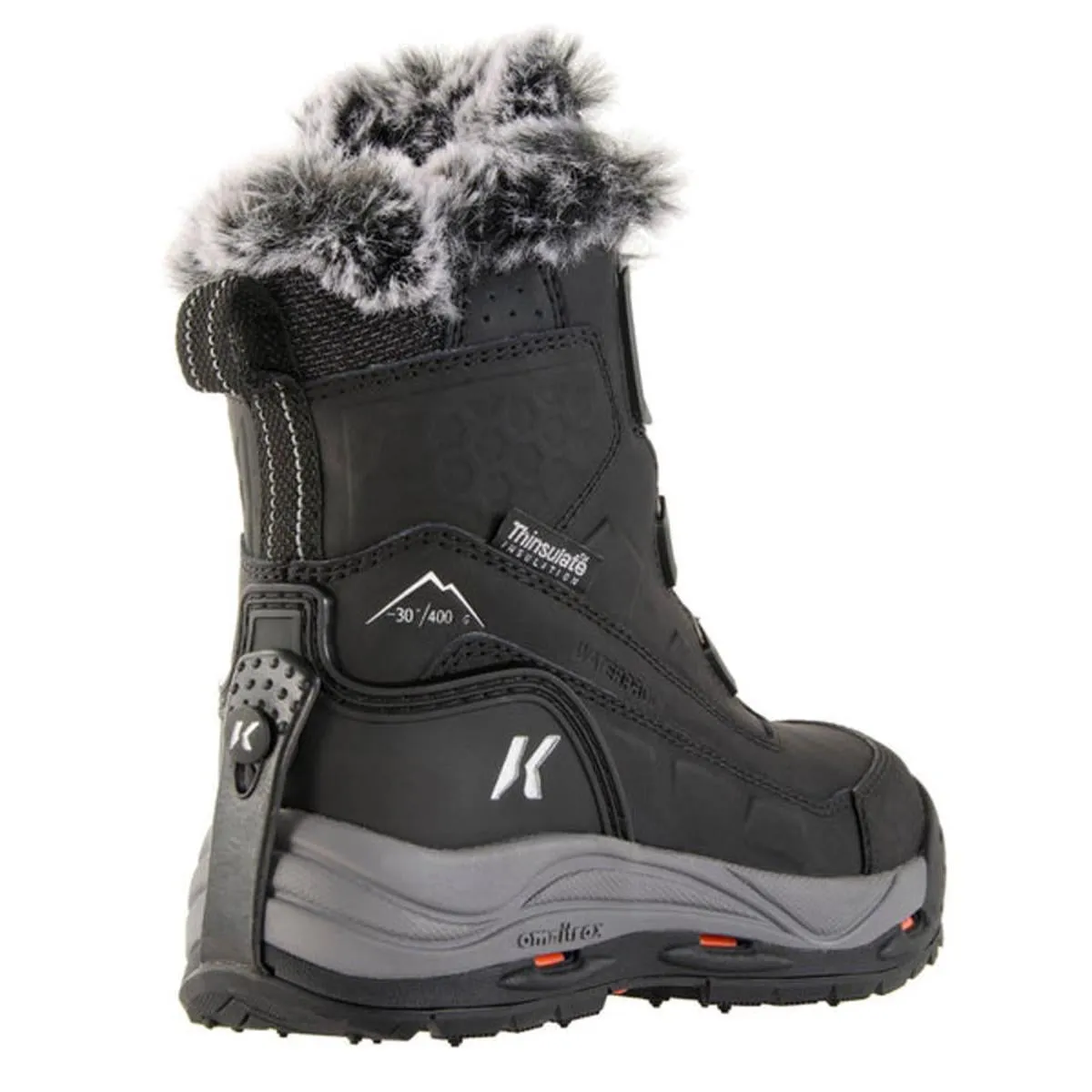 Korkers Women's Snowmageddon Boa Winter Boots with SnowTrac Sole