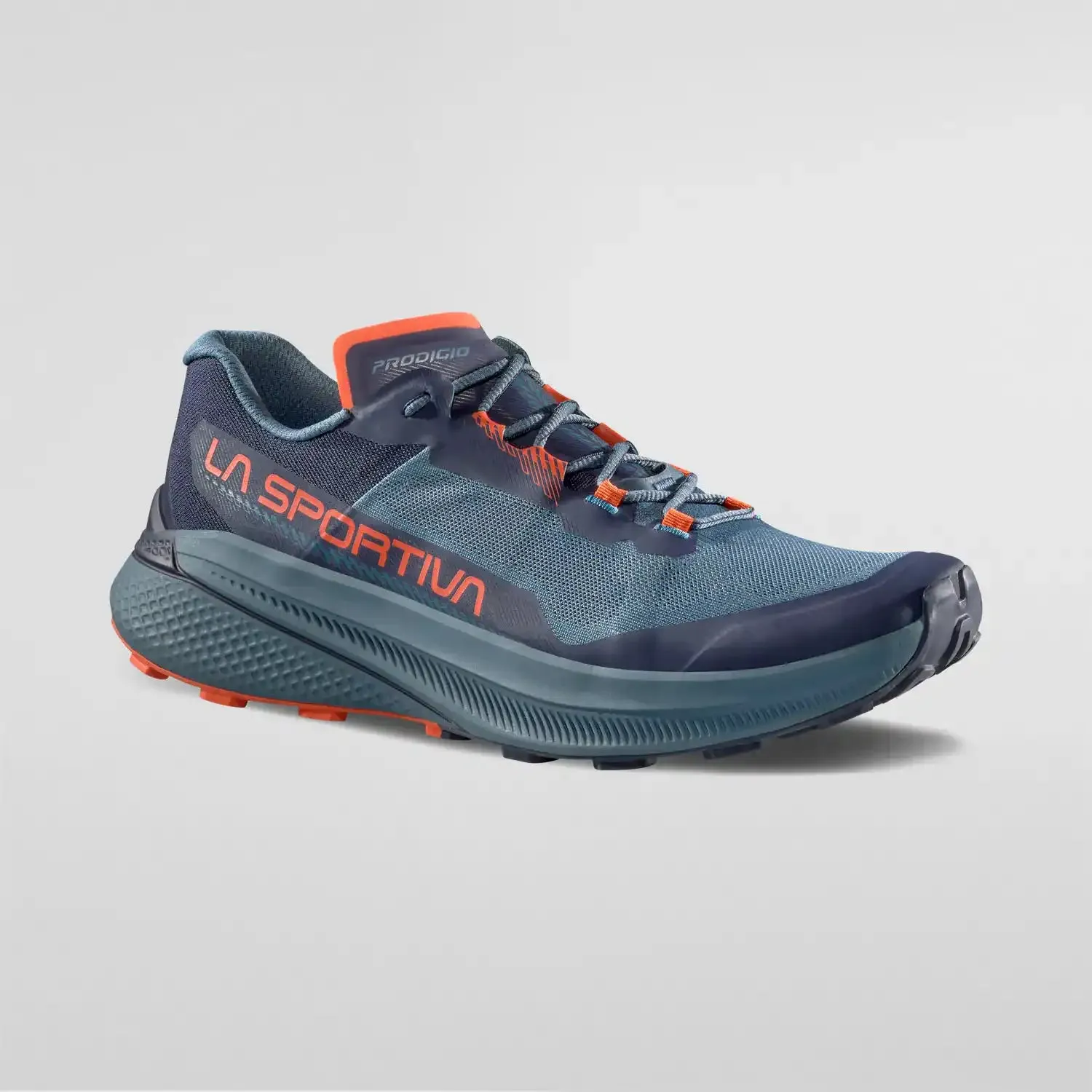 La Sportiva Prodigio Mens Trail Running Shoe - Hurricane/Deep Sea