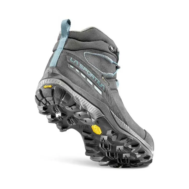 La Sportiva TX Hike Mid Leather GTX Womens Hiking Boot - Carbon/Lagoon