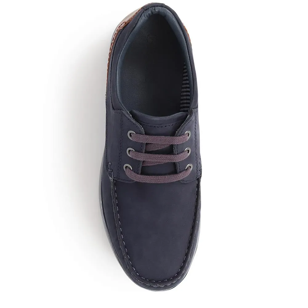 Leather Casual Boat Shoes - SHAFI35001 / 321 522