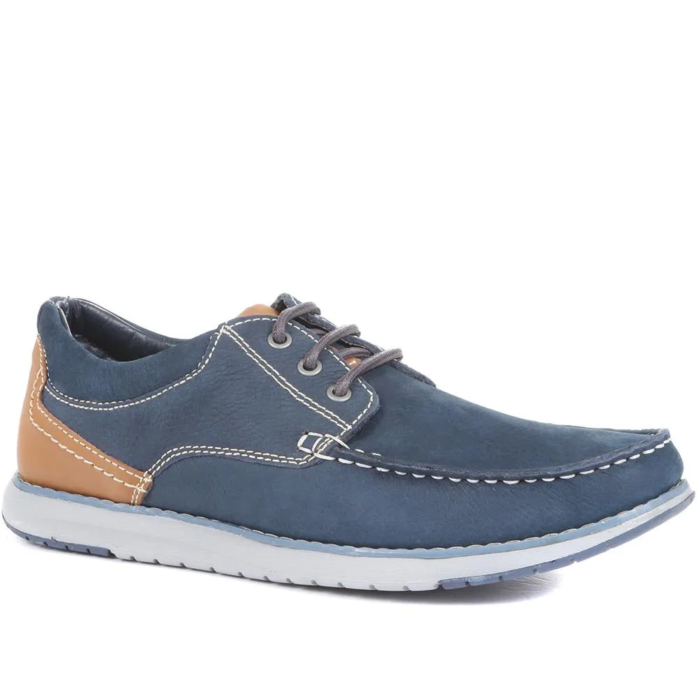 Leather Casual Boat Shoes - SHAFI35001 / 321 522