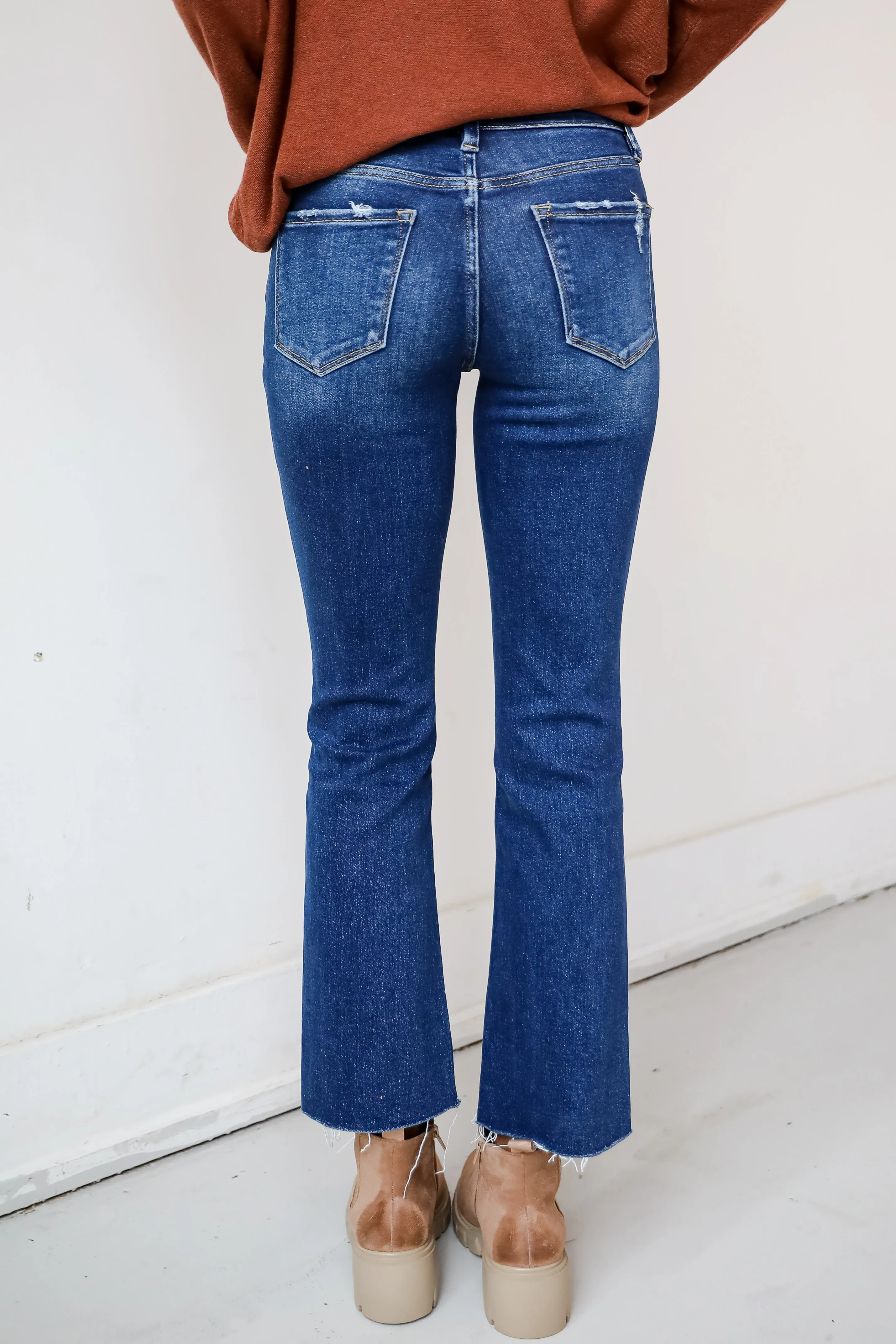 Lizzie Medium Wash High-Rise Bootcut Jeans