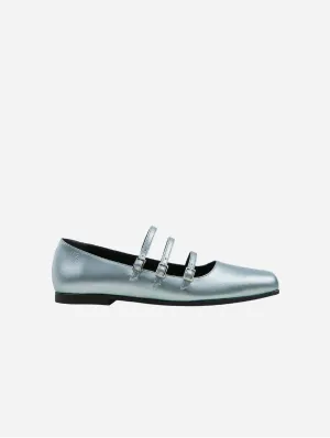 Maria II Apple Leather Vegan Pumps | Ice