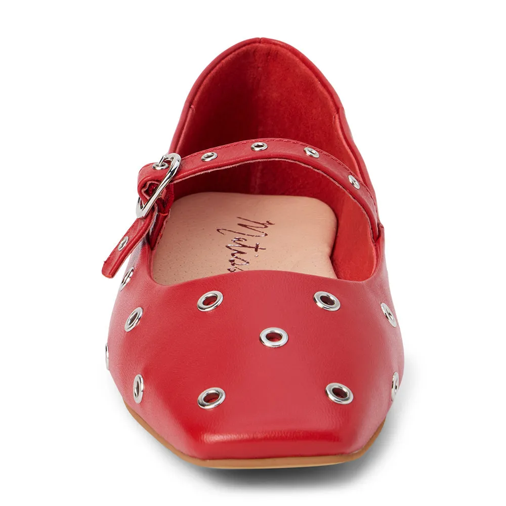 Matisse Mick Ballet Flat in Red