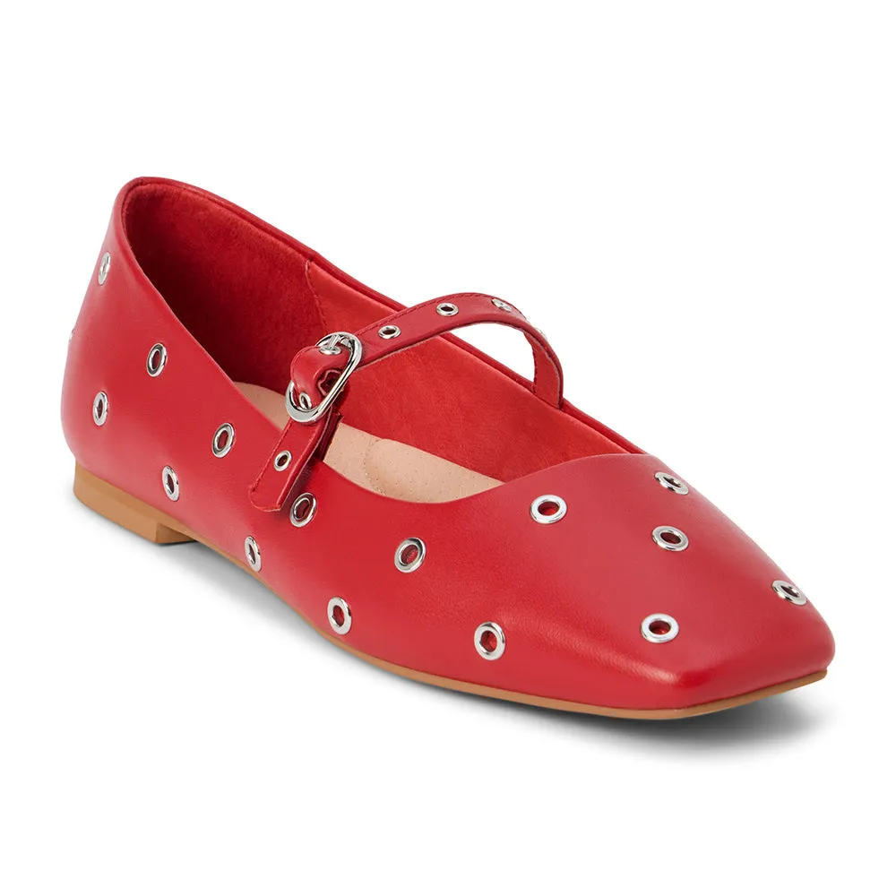 Matisse Mick Ballet Flat in Red