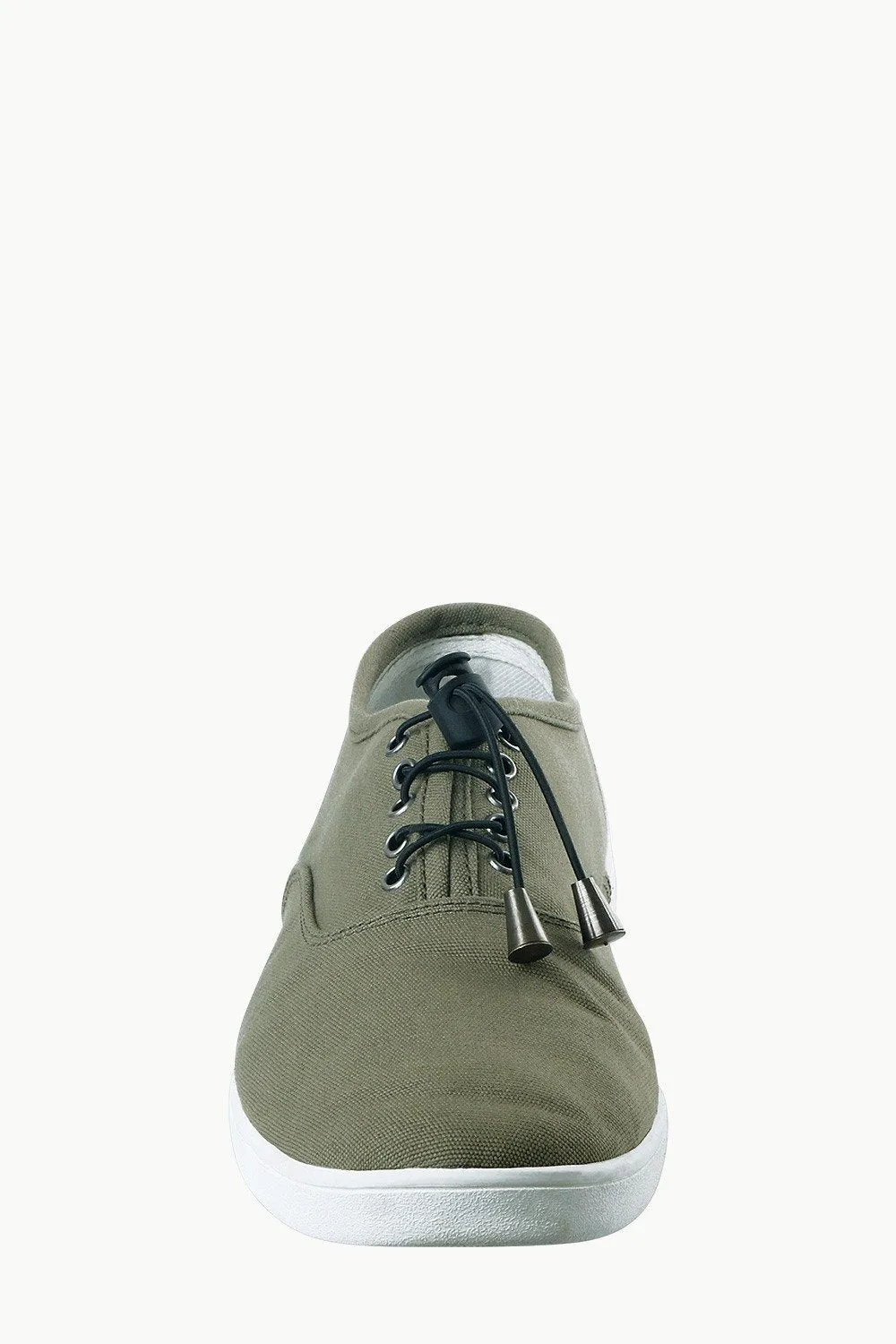 Men's Elastic Tassel Green Boat Shoes