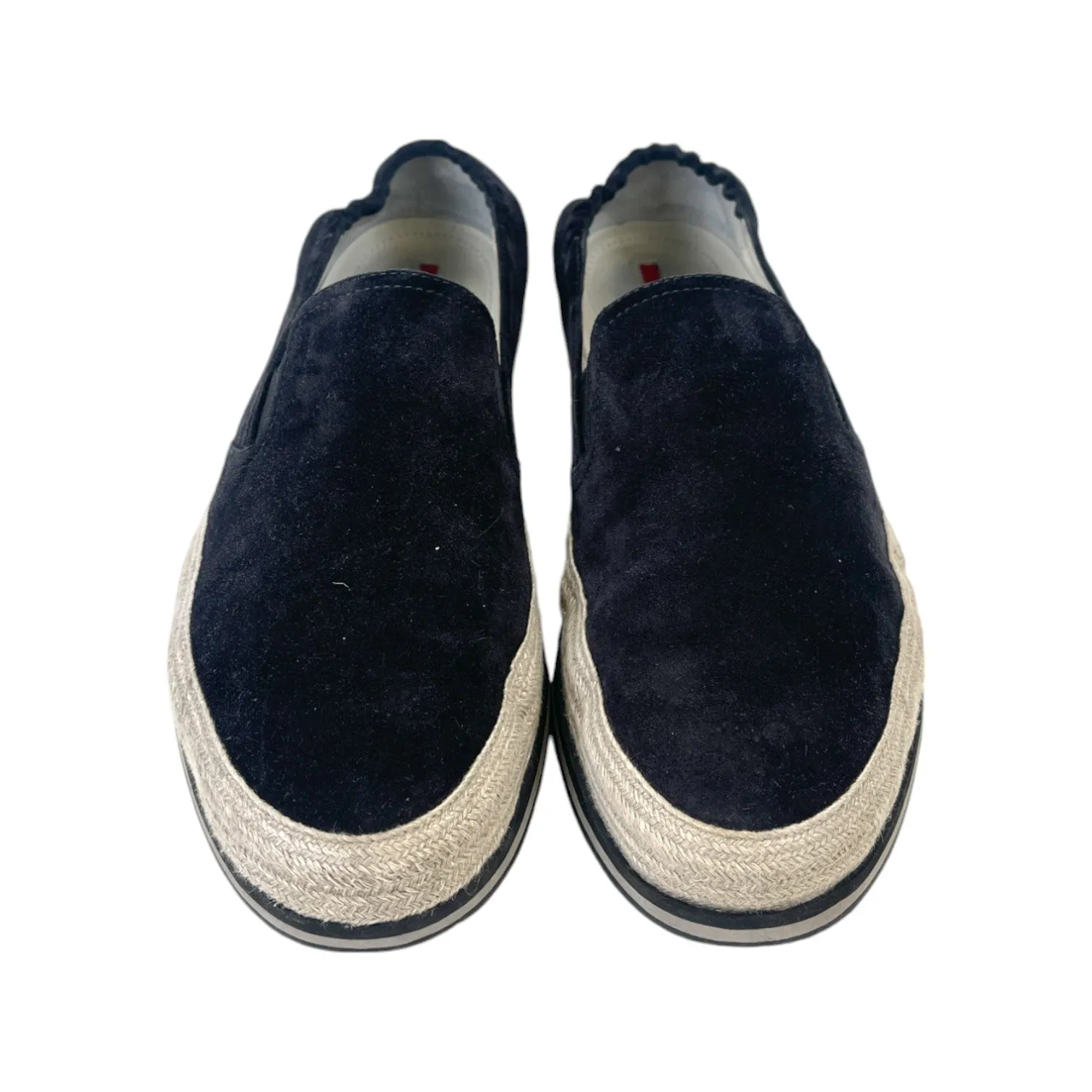 Men's Suede Espadrilles Black Size EU 43.5 / UK 9.5