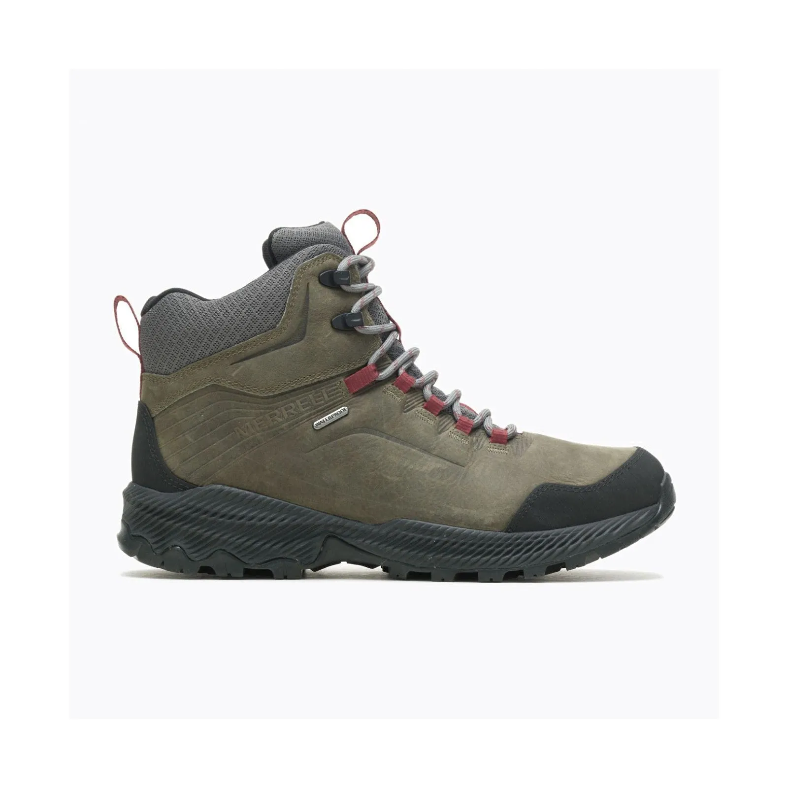 Merrell Forestbound Mid Mens Grey Waterproof Hiking Boot