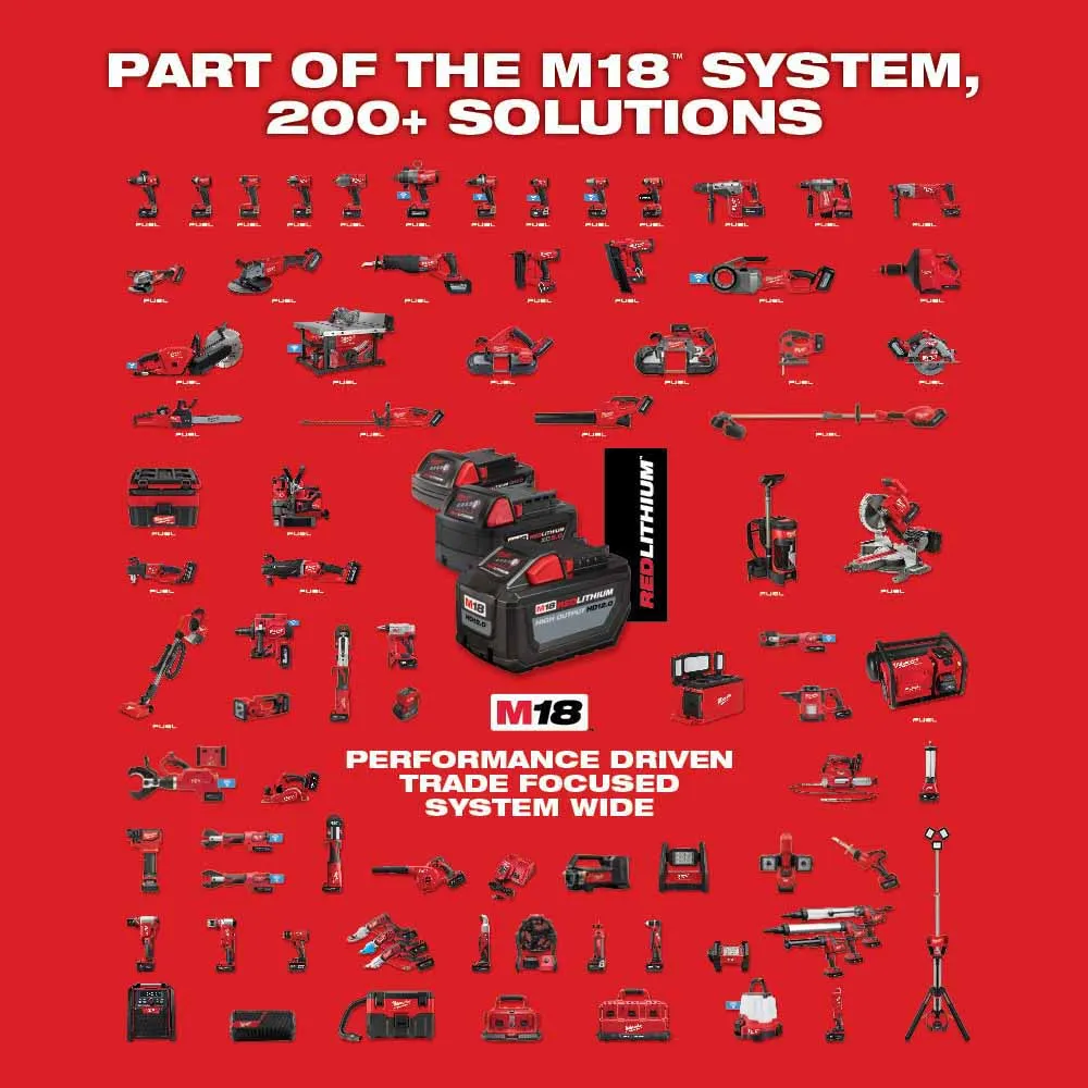 Milwaukee 2677-23 M18 FORCELOGIC 6T Knockout Tool 1/2" - 4" Kit