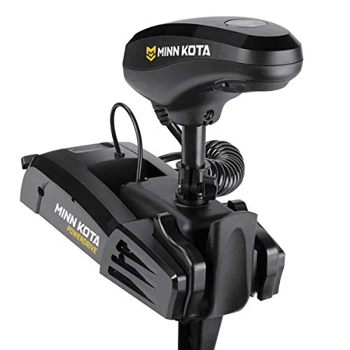 Minn Kota 1358744 PowerDrive Freshwater Electric-Steer Bow-Mount Trolling Motor with Digital Maximizer & i-Pilot GPS, 55 lbs Thrust, 54" Shaft