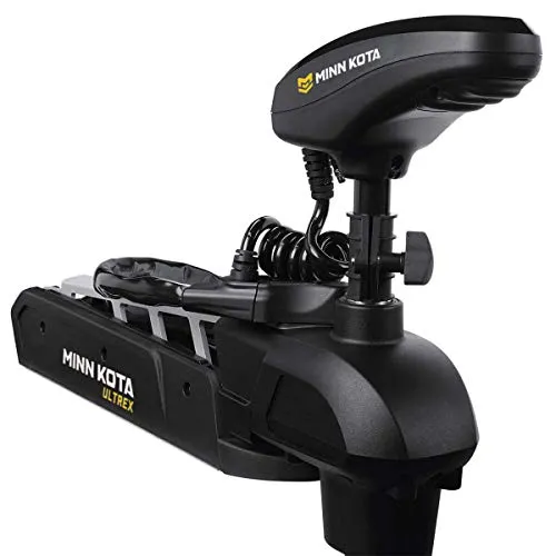 Minn Kota 1368820 Ultrex Freshwater Cable & Electric-Steer Bow-Mount Motor with Universal Sonar 2, Digital Maximizer & i-Pilot GPS, 112 lbs Thrust, 45" Shaft