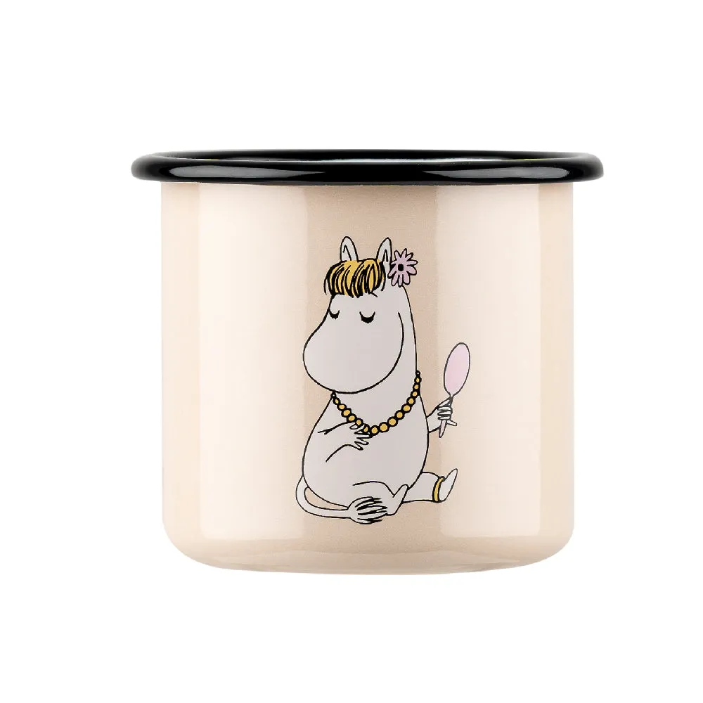 Moomin Enamel Mug 3.7 dl Snorkmaiden Retro