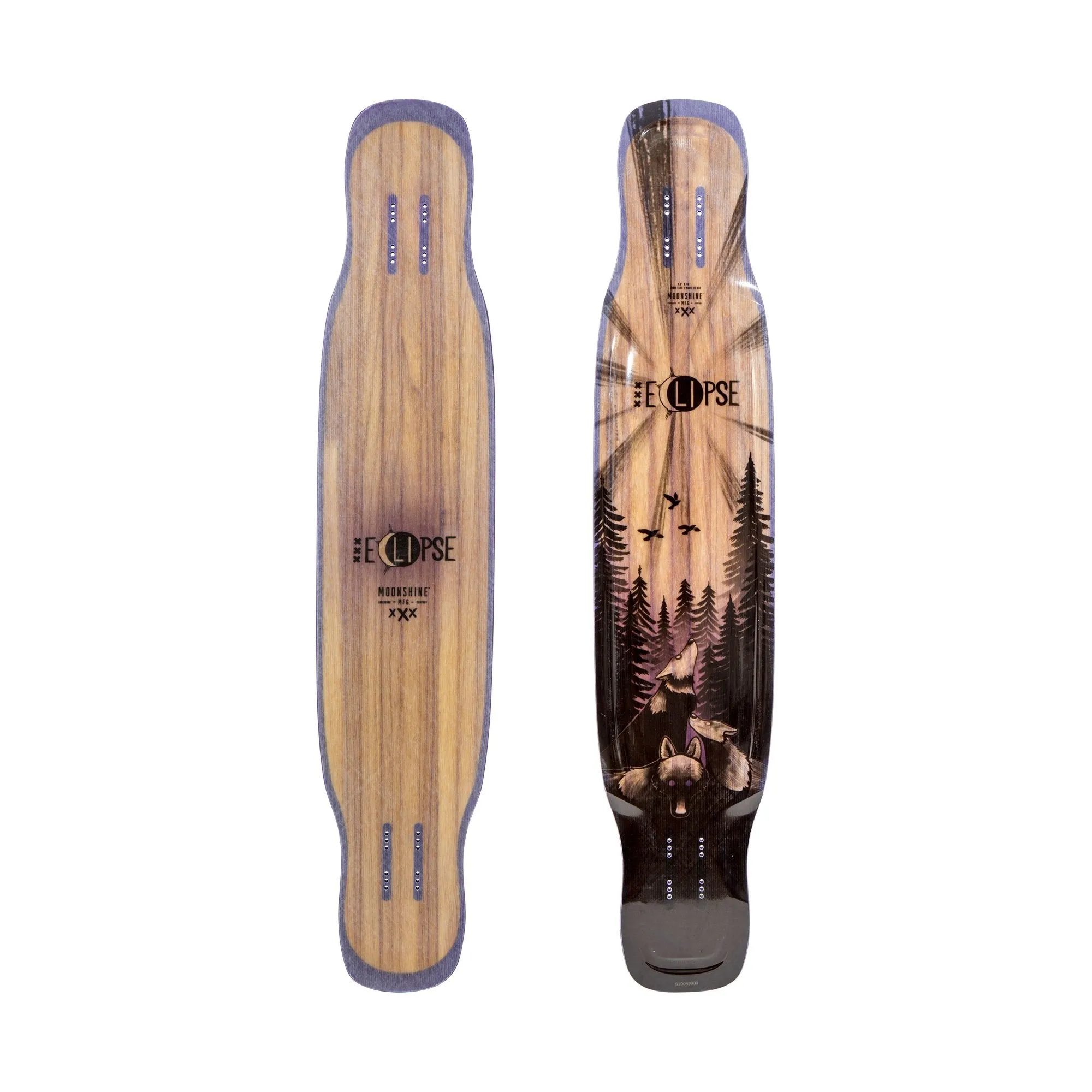 Moonshine Eclipse Longboard, Deck and Complete