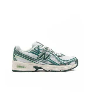 New Balance 740 Mesh White Green Donna