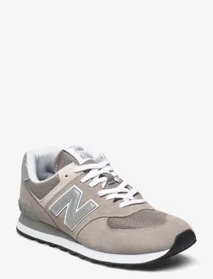 New Balance Men's 574 Classic Sneakers- Grey/White