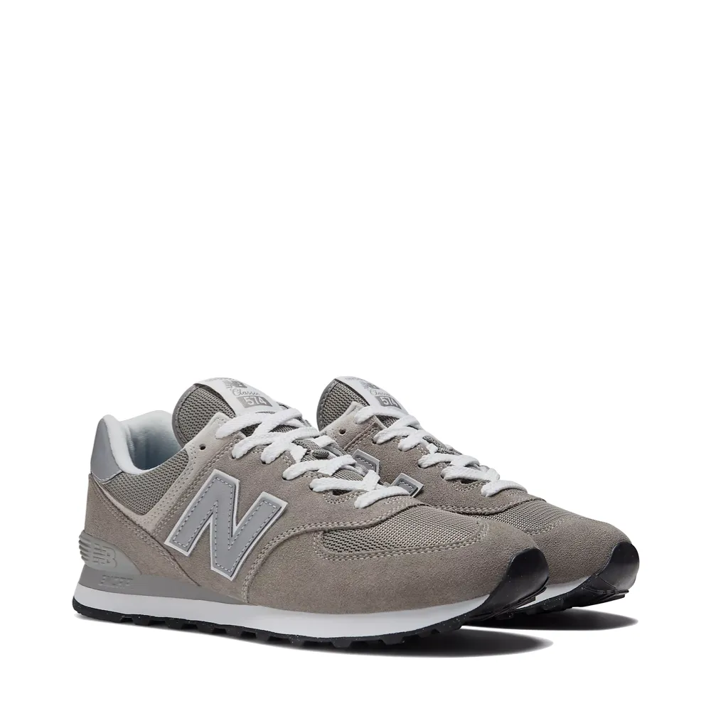 New Balance Men's 574 Sneaker in Grey with White