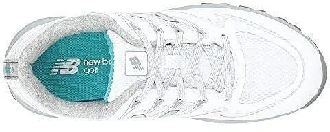 New Balance Women's Minimus Sport Golf Shoe, White, 9 M