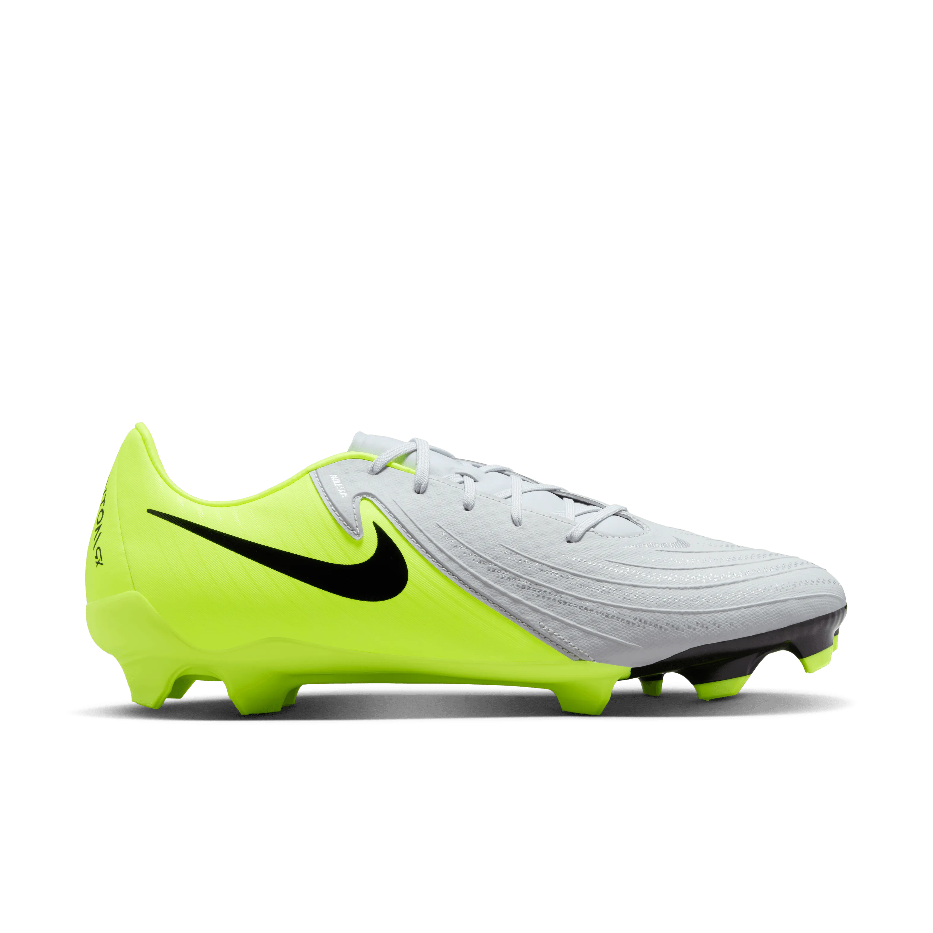 Nike Phantom GX 2 Academy FG/MG Football Boots (Metallic Silver/Black/Volt)