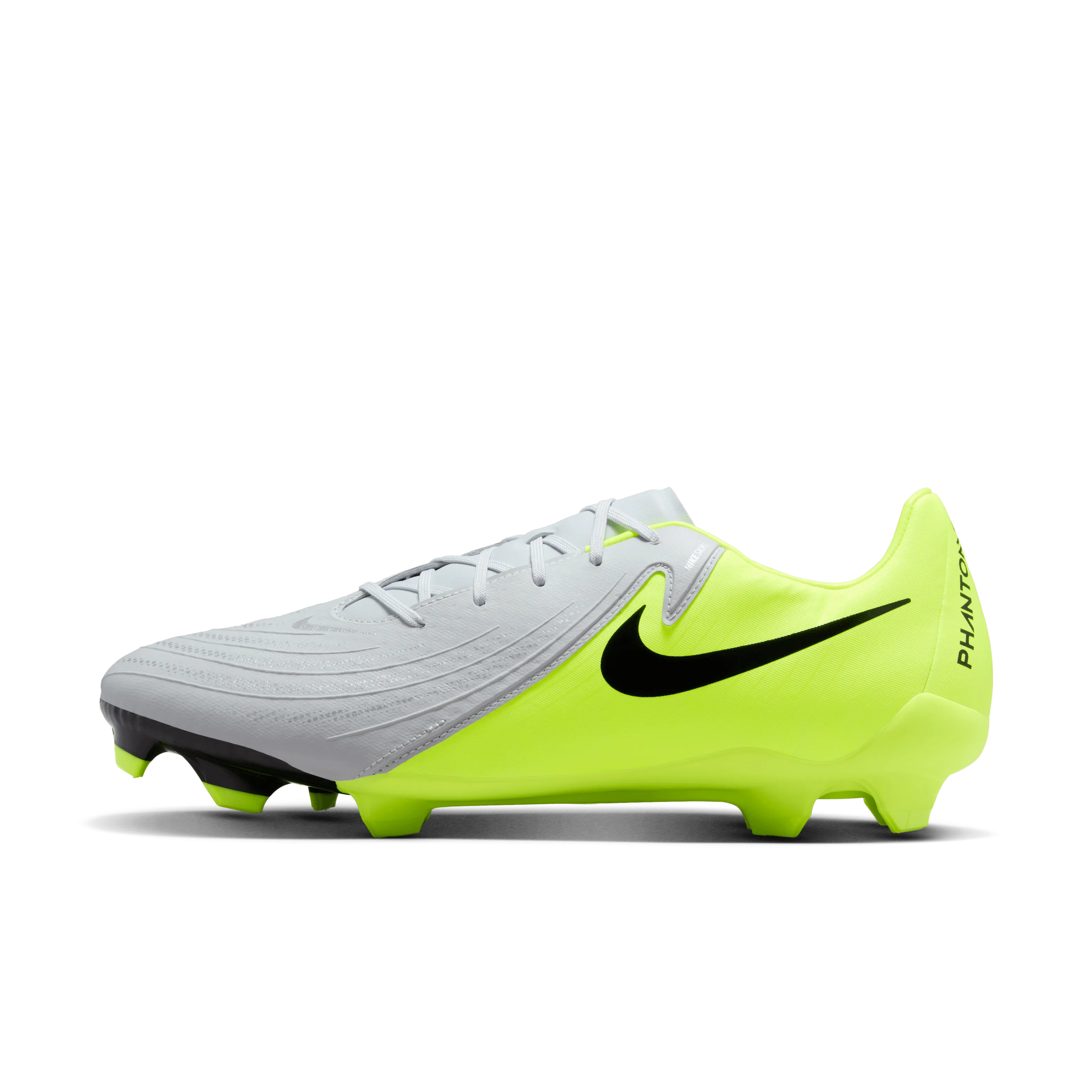 Nike Phantom GX 2 Academy FG/MG Football Boots (Metallic Silver/Black/Volt)