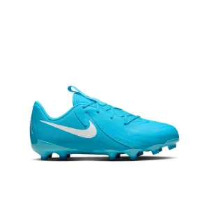 Nike Phantom GX 2 Academy FG/MG Jnr Football Boots (Blue Fury/White)