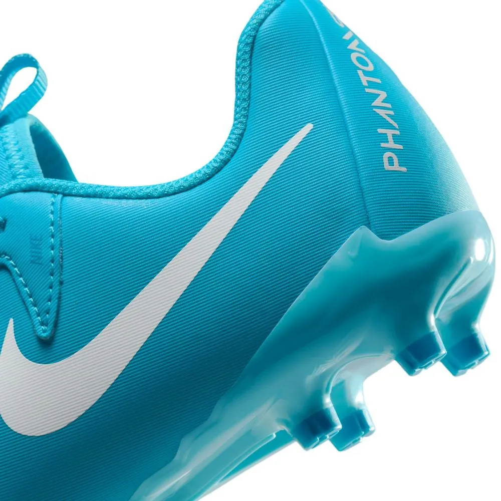 Nike Phantom GX 2 Academy FG/MG Jnr Football Boots (Blue Fury/White)