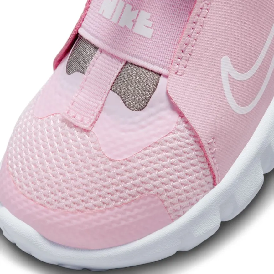 Nike Pink Foam/Flat Pewter Flex Runner 2 Toddler Sneaker