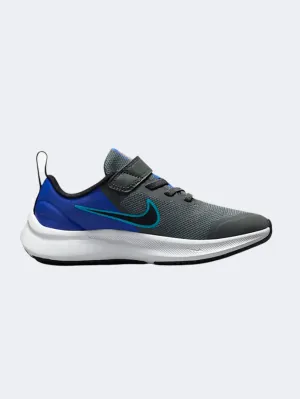 Nike Star Runner 3 Ps-Boys Running Shoes Grey/Blue