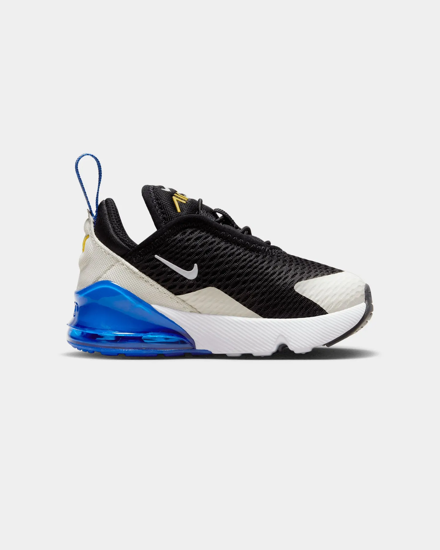 Nike Toddlers' Air Max 270 Black/White-Game Royal-Light Bone