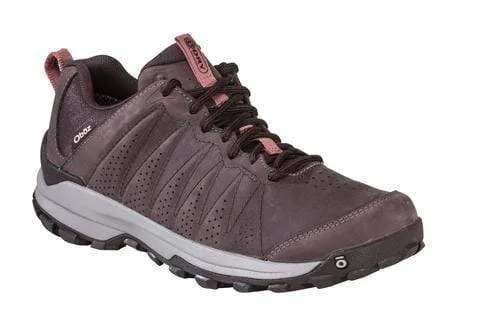 Oboz Women's Sypes Low Waterproof Hiking Shoes- Peppercorn