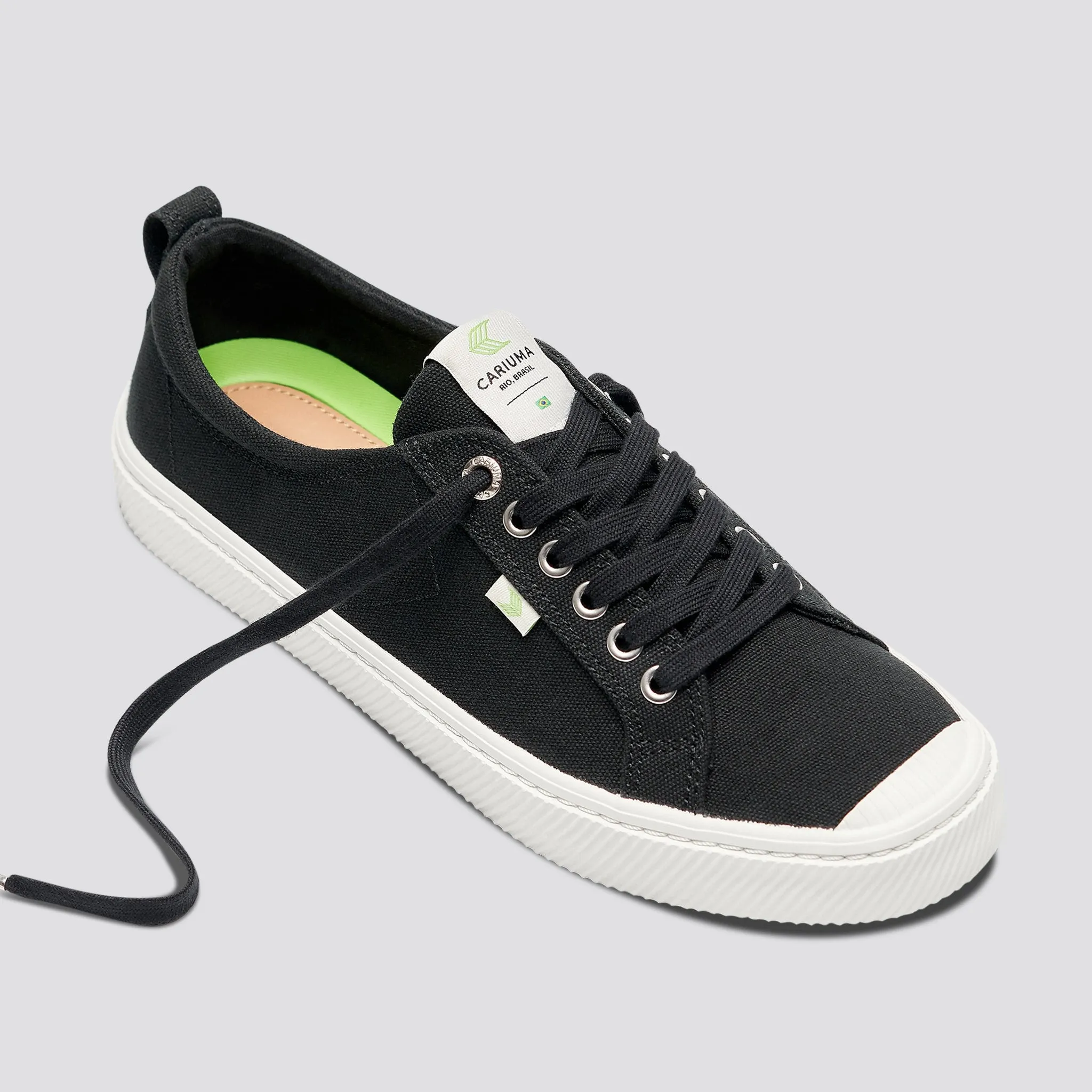 OCA Low Black Canvas Sneaker Men