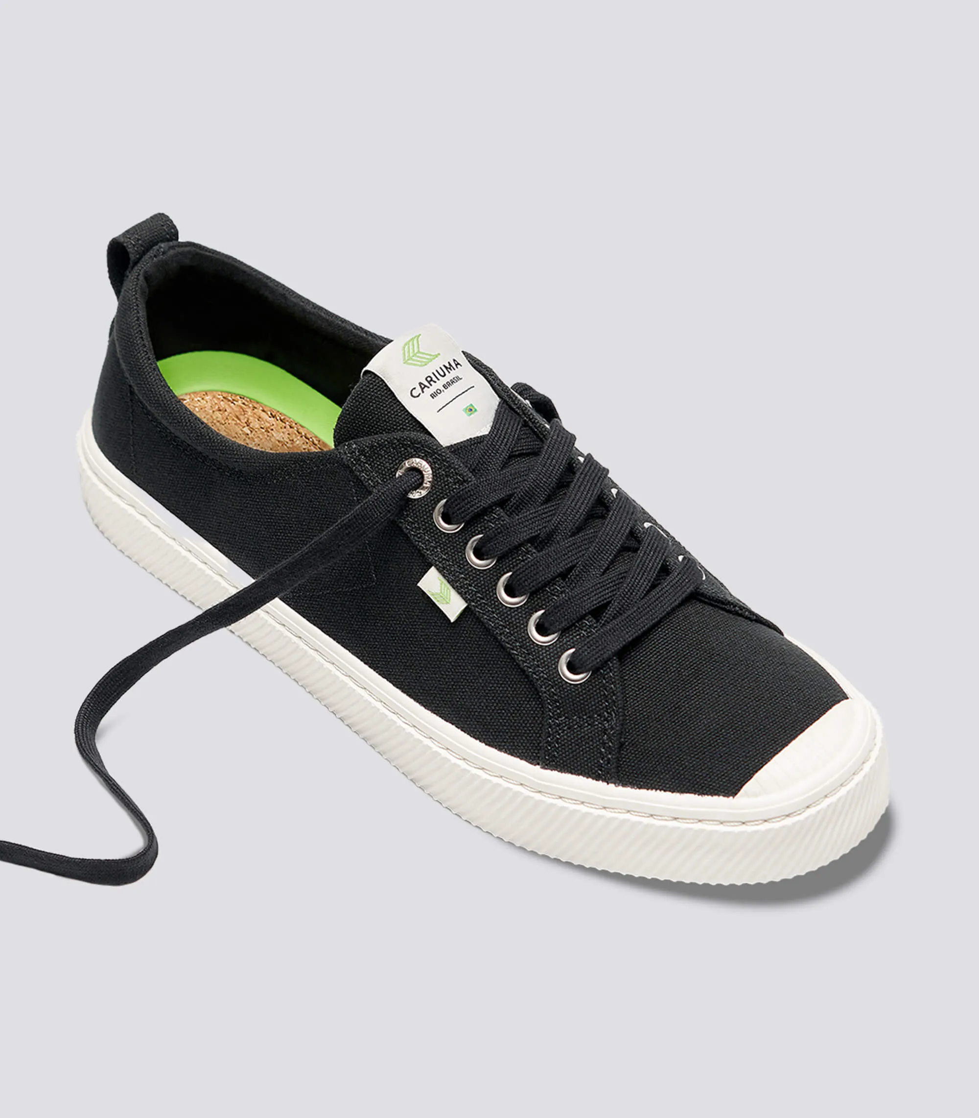 OCA Low Black Canvas Sneaker Men