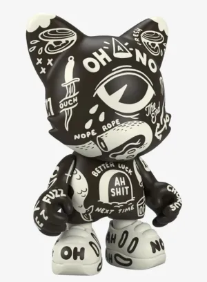 Oh-No BlackOut UberJanky Art Toy by McBess x SuperPlastic