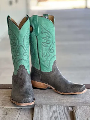 Olathe Boot Co.  | Slate Safari Giraffe Boot