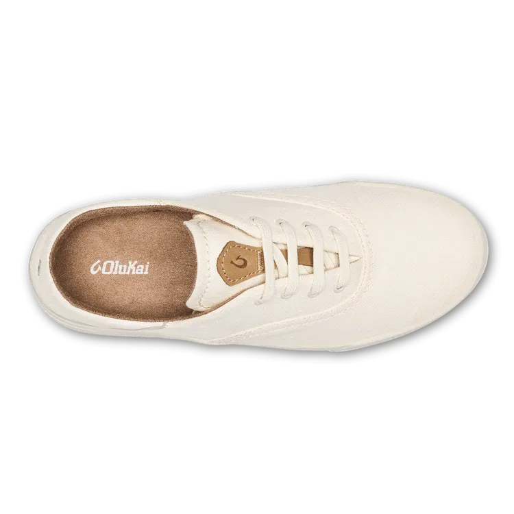 Olukai Women's Kohu Canvas Sneaker - Off White 20516-1818