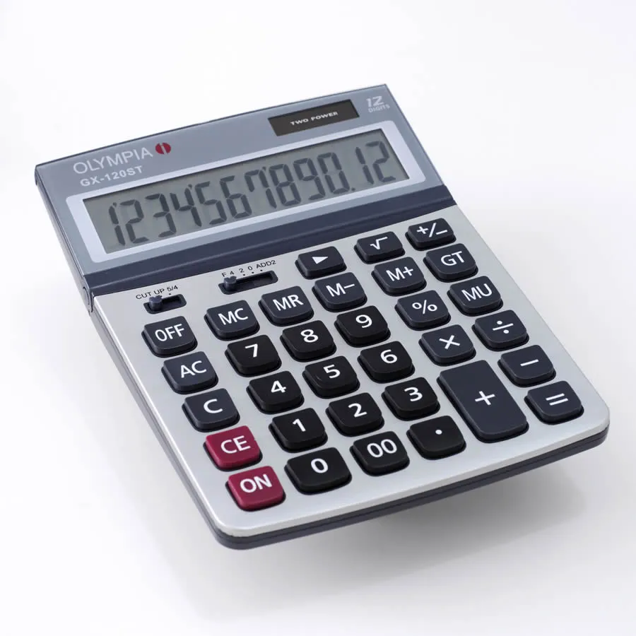 Olympia Calculator , Model - GX120ST