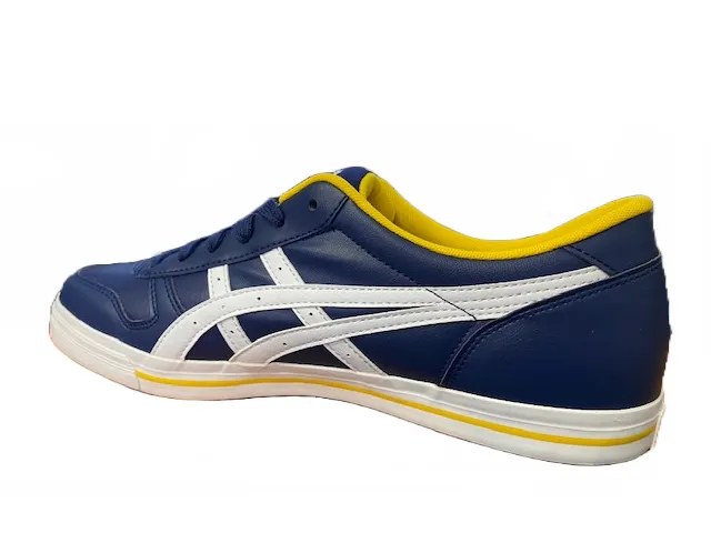 Onitsuka Tiger scarpa sneakers da uomo in pelle Aaron D3C3Y 5801 blu bianco