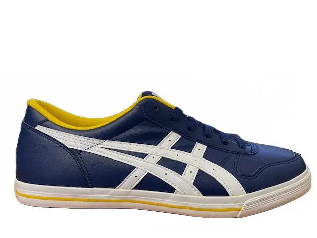 Onitsuka Tiger scarpa sneakers da uomo in pelle Aaron D3C3Y 5801 blu bianco