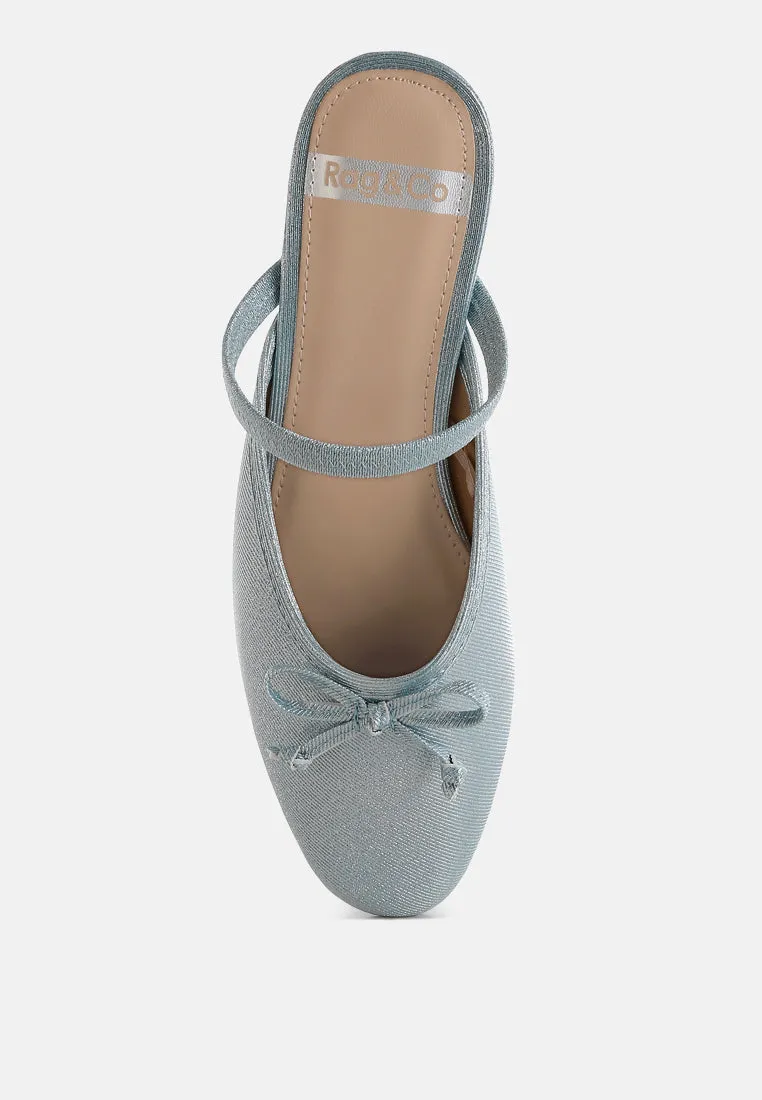 Opalia Glitter Ballet Mules