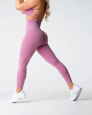 Pastel Pink Scrunch Seamless Leggings