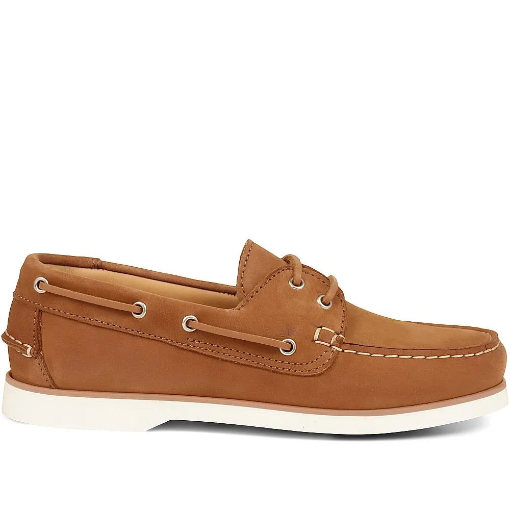 Patrizia Leather Boat Shoes - PATRIZIA / 322 369