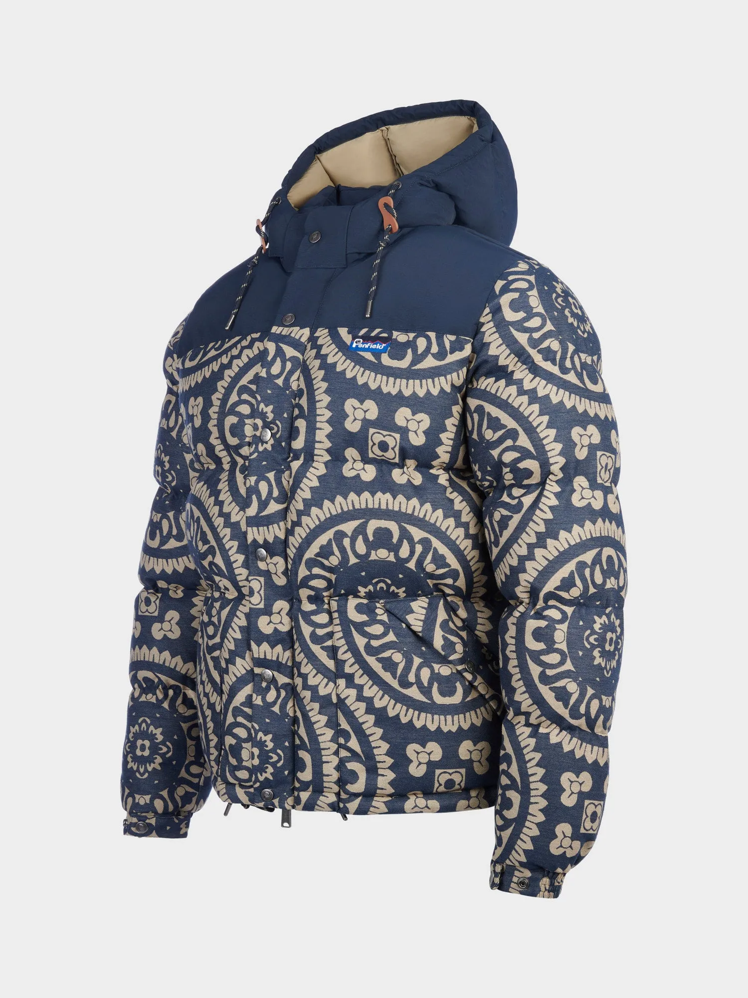 Penfield Mens Jacquard Bowerbridge Jacket Navy Blue