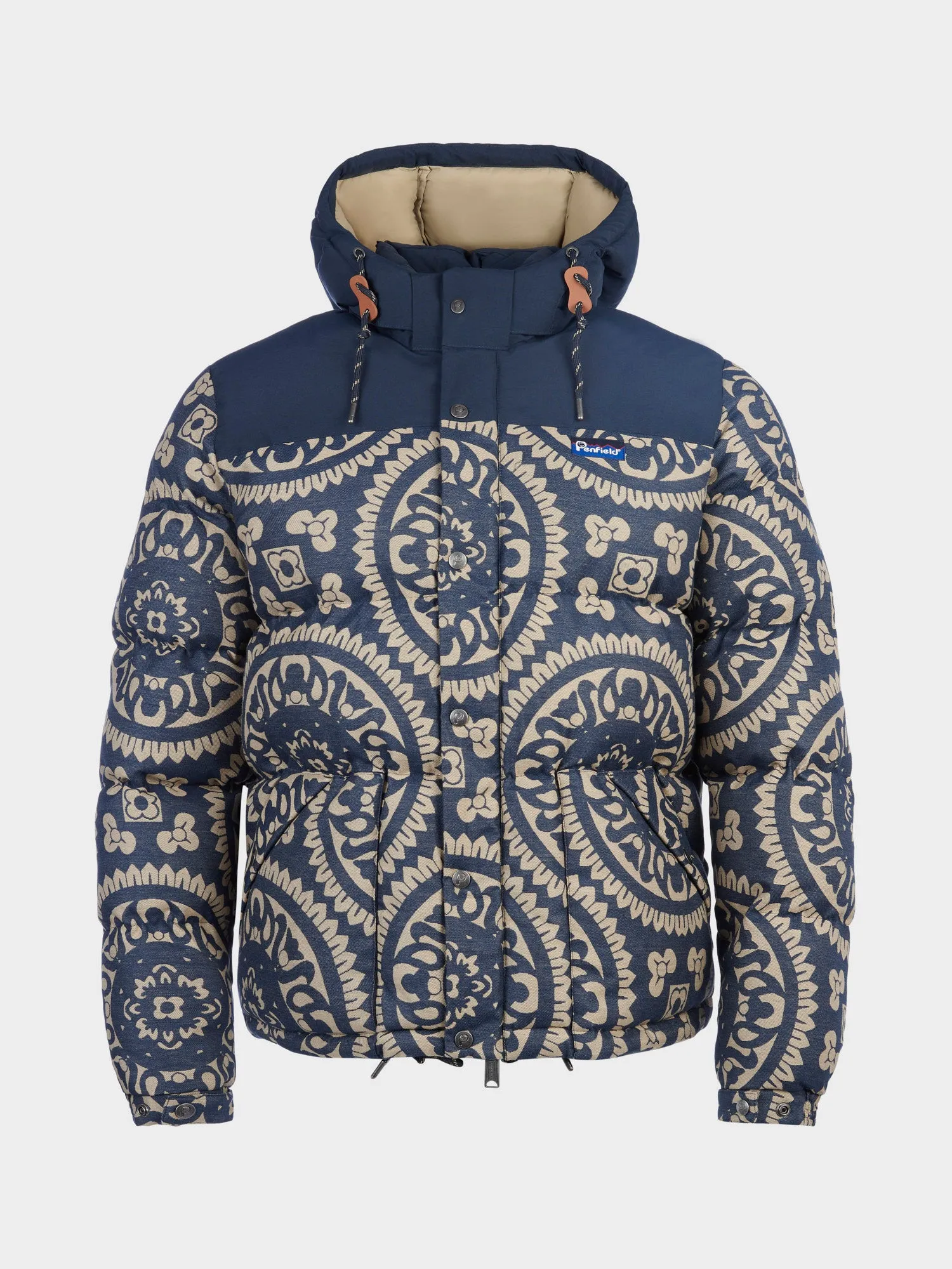 Penfield Mens Jacquard Bowerbridge Jacket Navy Blue